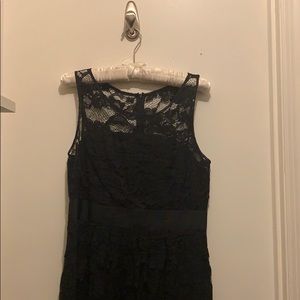 Worn once! BB Dakota Size 8 Black Lace Dress